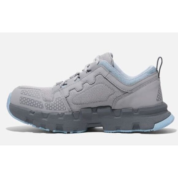 NEW Women's Timberland PRO Composite Toe Work Sneaker Gray Blue 7 Wide $125 [jb] - Picture 2 of 15